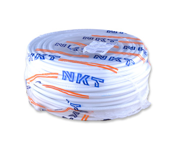 Kabel przewód YDYżo 5x2,5 450/750 okrągły biały NKT 172170004C0100 100m