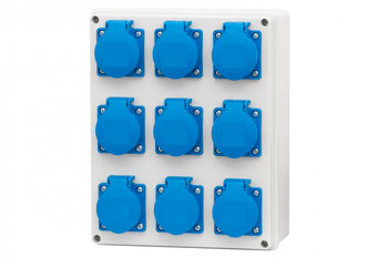 F-ELEKTRO F3.0771  Rozdzielnica R-240 9x230V zasilanie 3F - lgy 1,5