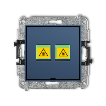 KARLIK ICON 64IGOPBO-2 Mechanizm gniazda światłowodowego/optycznego podwójnego, bez pola opisowego