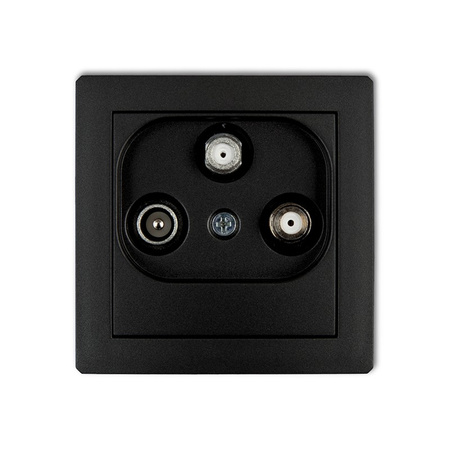 KARLIK DECO 12DGSN  Gniazdo abonenckie 2 wyjścia SAT + TV