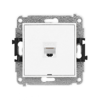 KARLIK MINI MGKBO-3  Gniazdo komputerowe pojedyńcze  1xRJ45