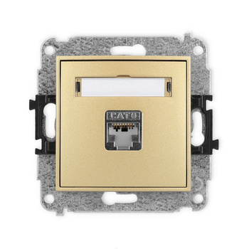 KARLIK MINI 29MGK-1e  Gniazdo komputerowe pojedyńcze  1xRJ45