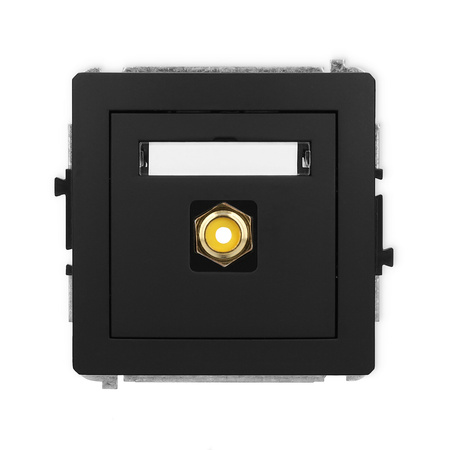 KARLIK DECO 12DGRCA-1 Gniazdo pojedyńcze RCA (typu cinch - żółty
