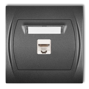 KARLIK LOGO 11LGK-1   Gniazdo komputerowe pojedyncze 1xRJ45