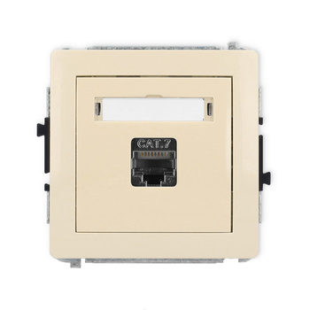 KARLIK DECO 1DGK-9  Gniazdo komputerowe pojedyńcze  1xRJ45