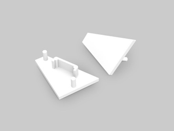 Zaślepka CORNER14 gen2 biały