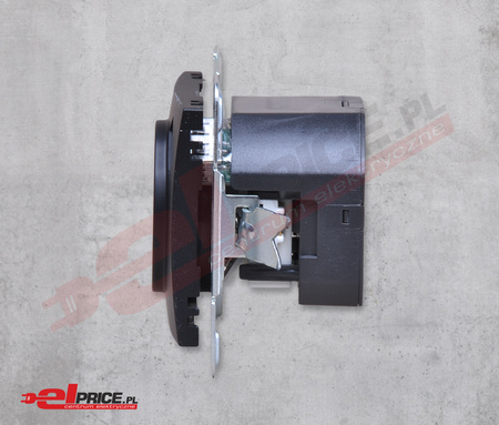 Ospel impresja gp-1yzpusb/m/33 gniazdo pojedyncze z przesłoną