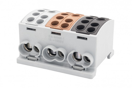 F-ELEKTRO F2.0386 Zacisk HLK 3x125A-2 (1x35,1x25 / 1x35,1x25) (3L)