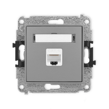 KARLIK MINI 27MGK-3  Gniazdo komputerowe pojedyńcze  1xRJ45