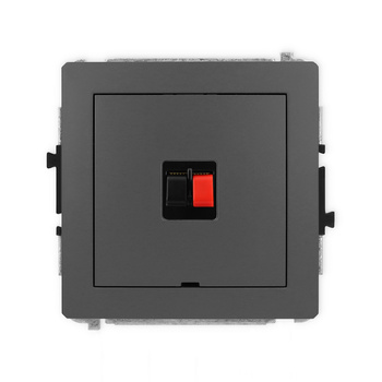 KARLIK DECO 28DGGBO-1  Gniazdo głośnikowe pojedyńcze