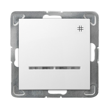 Ospel impresja ŁP-4YS/m/00 Łącznik krzyżowy z podświetleniem