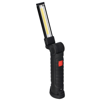 Latarka warsztatowa LED COB 2W, 200lm, 1200mAh, składana