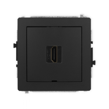 KARLIK DECO 12DHDMIBO-5 Mechanizm gniazda pojedynczego HDMI 2.1, 8K, bez pola opisowego