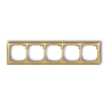 KARLIK DECO 29DRSO-5 Ramka uniwersalna pięciokrotna z tworzywa DECO Soft