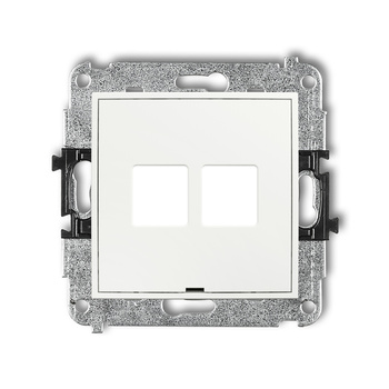 KARLIK ICON 25IGMBO-2P  Gniazdo multimedialne podwójnego bez modułu