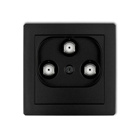 KARLIK DECO 12DGMU  Gniazdo multimedialne 3F DATA (UPC)