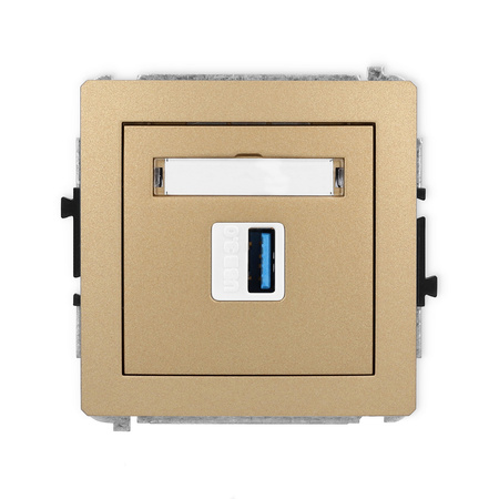 KARLIK DECO 8DGUSB-5 Gniazdo pojedyńcze USB A-A 3.0