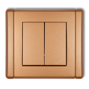 KARLIK FLEXI 8FWP-10.2 Łącznik jednobiegunowy ze schodowym (osobne zasilanie)