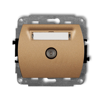 KARLIK TREND 8GTV-1  Gniazdo antenowe pojedyńcze  TV