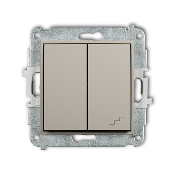 KARLIK ICON 60IWP-10.2 Mechanizm łącznika jednobiegunowego ze schodowym (osobne zasilanie)