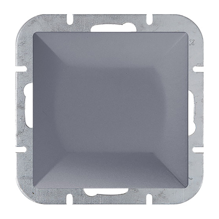 Łącznik p/t jednobiegunowy Pearl, 10A, 250V, WP-1P, antracyt