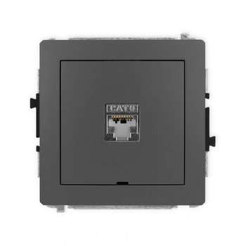 KARLIK DECO 28DGKBO-5  Gniazdo komputerowe pojedyńcze  1xRJ45