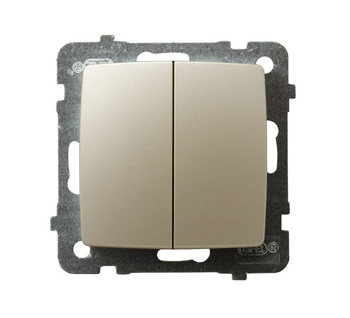 OSPEL KARO ŁP-2S/m/42 Łącznik dwugrupowy świecznikowy