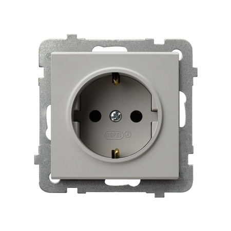 OSPEL SONATA GP-1RS/m/82 Gniazdo pojedyncze z uziemieniem schuko