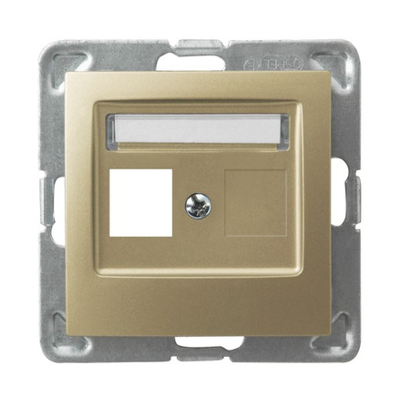 Ospel impresja GPK-1Y/p/28 Obudowa gniazda typu Keystone prosta