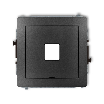 KARLIK DECO 11DGMBO-1P  Gniazdo multimedialne pojedynczego bez modułu