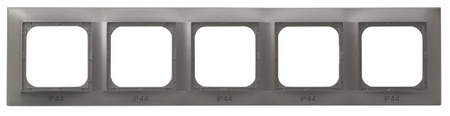 OSPEL IMPRESJA RH-5Y/23 Ramka pięciokrotna do łączników IP-44 tytan