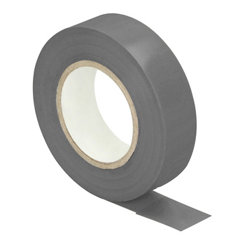 Taśma izolacyjna szara, uniepalniona, szerokość 19mm, grubość 0,13mm, długość 20m