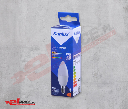 Kanlux inteligenta żarówka wifi led rgb smart tuya e14