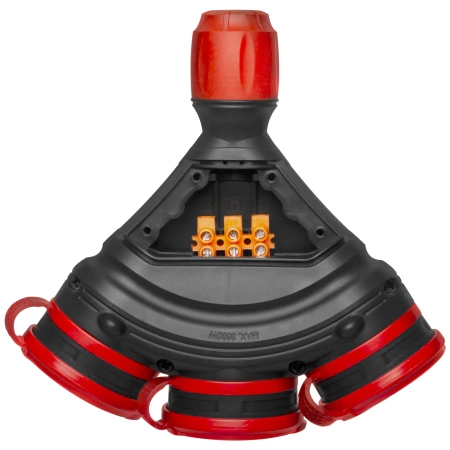 Plastrol Potrójne gniazdo przenośne z klapkami GN-X3/54 IP 54 W-01156