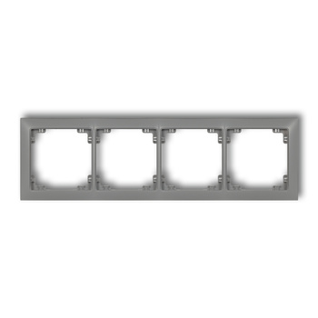 KARLIK DECO 27DRSO-4 Ramka uniwersalna poczwórna z tworzywa DECO Soft