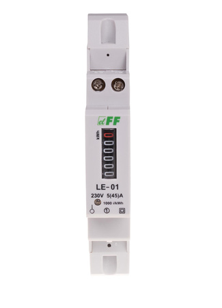 F&F Jednofazowy licznik zużycia energii elektrycznej LE-01
