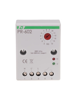 F&F Przekaźnik priorytetowy natablicowy PR-602 z zakresem regulacji 2÷15 A
