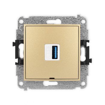 KARLIK ICON 29IGUSBBO-5 Mechamizm gniazda pojedynczego USB A-A 3.0