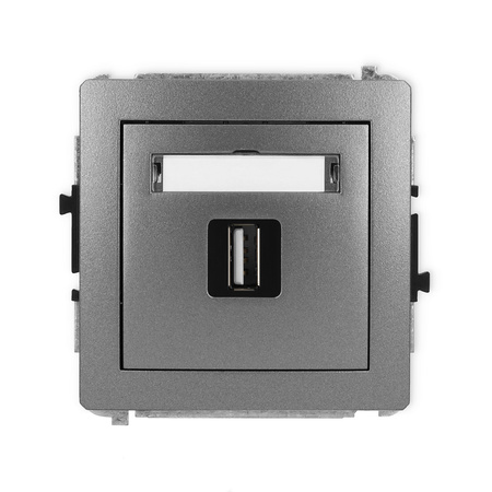 KARLIK DECO 11DGUSB-1  Gniazdo pojedyńcze  USB A-A 2.0