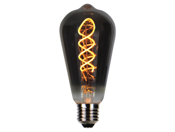 LED line PRIME żarówka LED E27 4W 1800K 150lm 220-240V FILAMENT ST64 RETRO VINTAGE GRAFIT ŚCIEMNIALNA