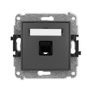 KARLIK MINI 28MGK-1  Gniazdo komputerowe pojedyńcze  1xRJ45