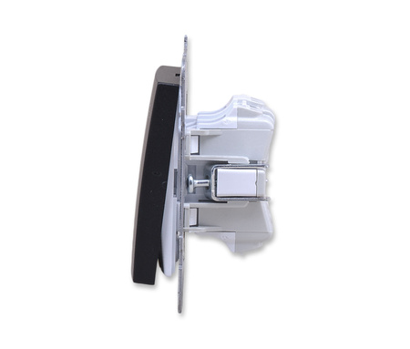 OSPEL AS ŁP-3G/m/33 łącznik schodowy czarny metalik