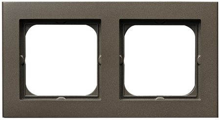 OSPEL SONATA R-2R/40 Ramka podwójna czekoladowy