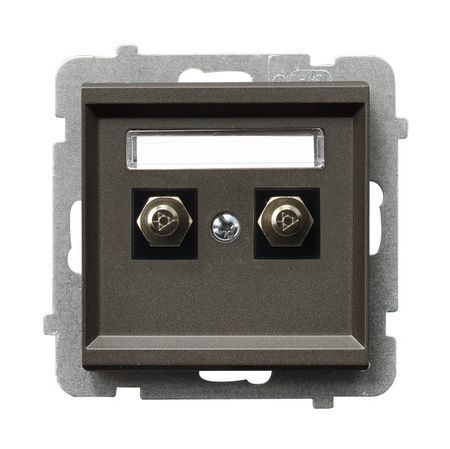 OSPEL SONATA GPE-2R/m/40 Gniazdo ekwipotencjalne podwójne