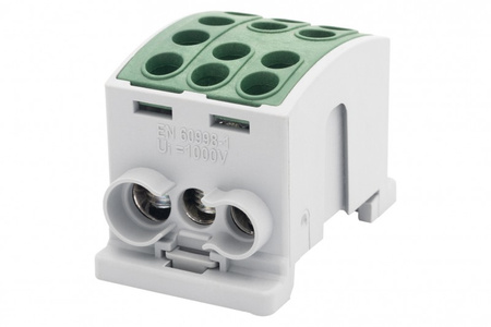 F-ELEKTRO F2.0379 Zacisk HLK 125A-3 (1x35,2x25 / 1x35,2x25)-zielony