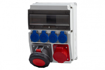 F-ELEKTRO F3.0838  Rozdzielnica CAJA 12M 32/5, 63/5, 4x230V