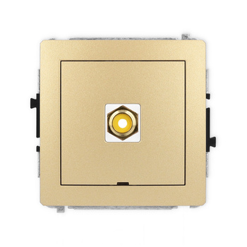 KARLIK DECO 29DGRCABO-1  Gniazdo pojedyńcze  RCA