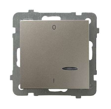 Ospel as ŁP-11GS/m/45 Łącznik dwubiegunowy z podświetleniem niebieskim