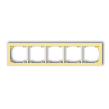 KARLIK DECO 43DR-5 Ramka uniwersalna pięciokrotna z tworzywa DECO Pastel Matt