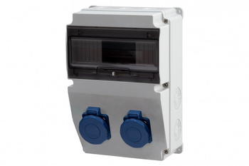 F-ELEKTRO F3.1798  Rozdzielnica  LAGO 10M 2x230V     IP65